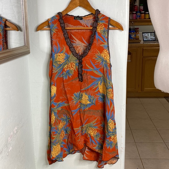 Pineapple shift  Dress - Picture 2 of 3